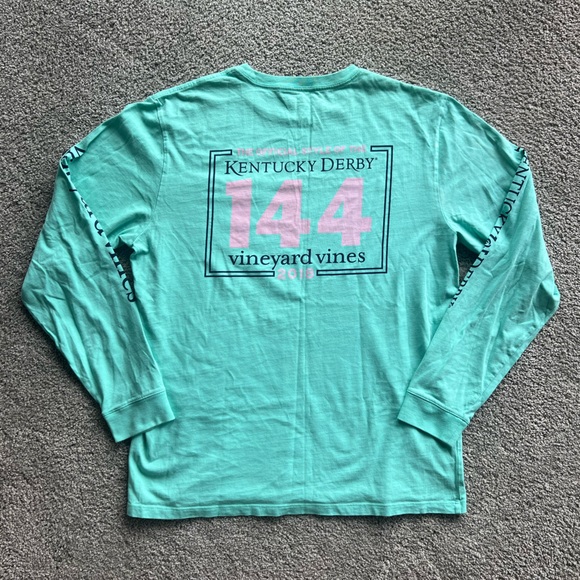 Vineyard vines Kentucky derby long sleeve t-shirt - Picture 6 of 6
